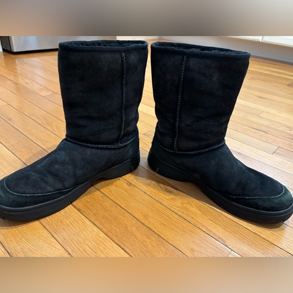 UGG Women's Ultimate Short Boots Black Size 10 - Picture 5 of 11